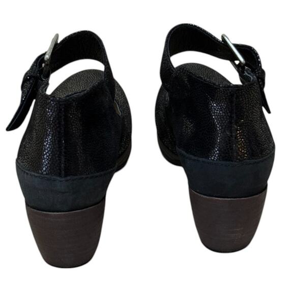 Not For Sale Wolky Pumps Women 37 US 6 Black Aya Leather Metallic Mary‎ Jane - Picture 7 of 9